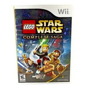 LEGO Star Wars The Complete Saga Nintendo Wii 2007 Complete with Manual Tested